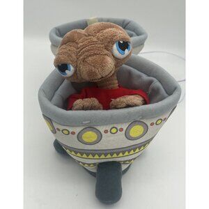 ET the Extra Terrestrial Universal Studios Parks Plush Stuffed Toy Spaceship 11"